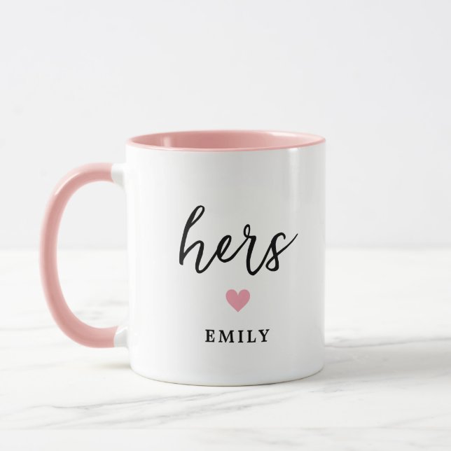 Caneca Seu Casal com Namorados de nomes (Esquerda)
