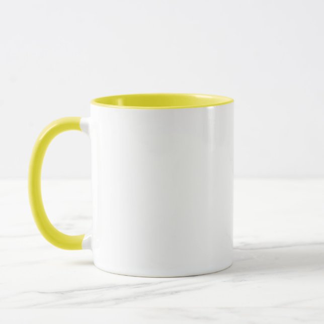 Caneca Seu design aqui! O casamento agride o branco (Esquerda)