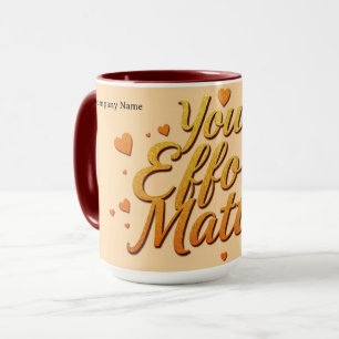 Caneca Seu Esforço Importa Reconhecimento Premium