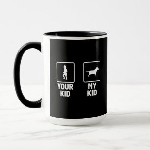 Caneca Seu Filho, Meu Filho Engraçado Touro Terrier