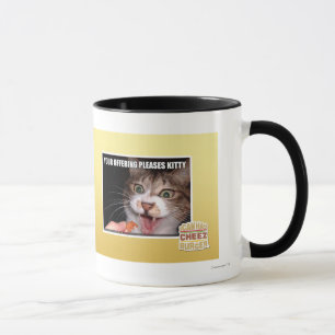 Caneca Seu oferecimento satisfaz o gatinho