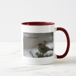Caneca "Seu olho está no pardal "