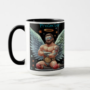 Caneca Seu Protetor Guardian Angel Show Wrestler