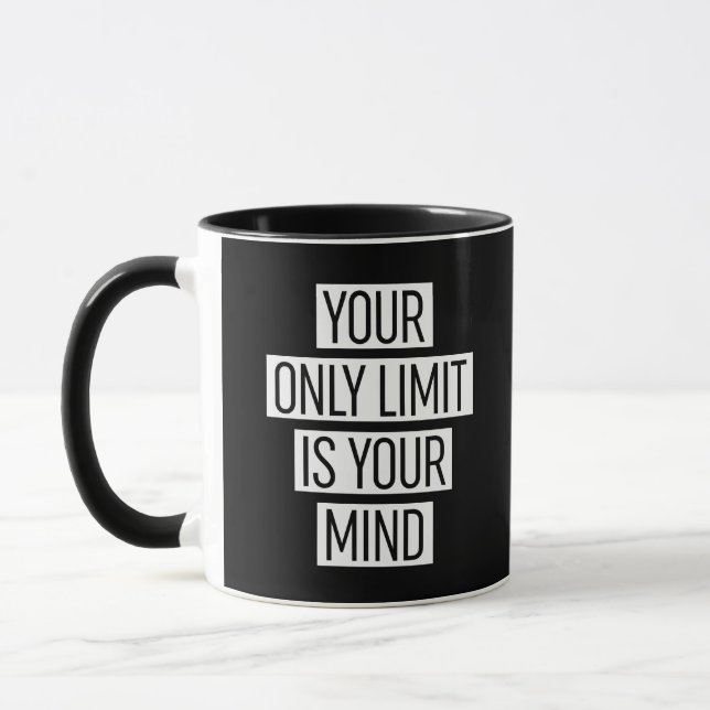 Caneca Seu Único Limite É Sua Mente (Esquerda)