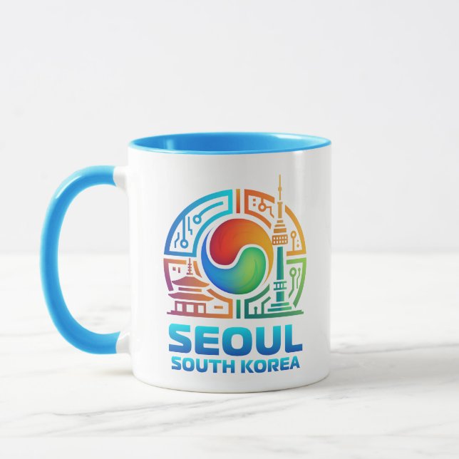 Caneca Seul Coreia do Sul (Esquerda)