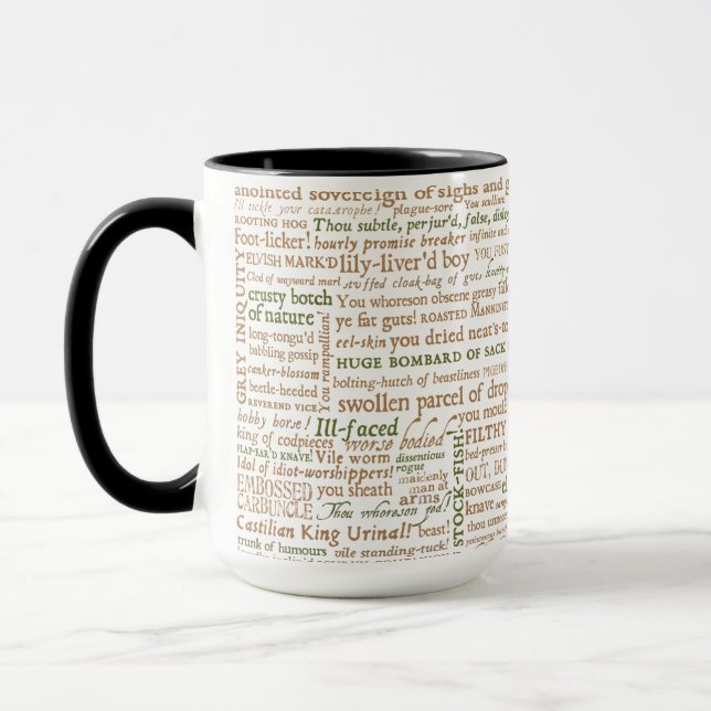 Caneca Shakespeare Insults Collection (Esquerda)