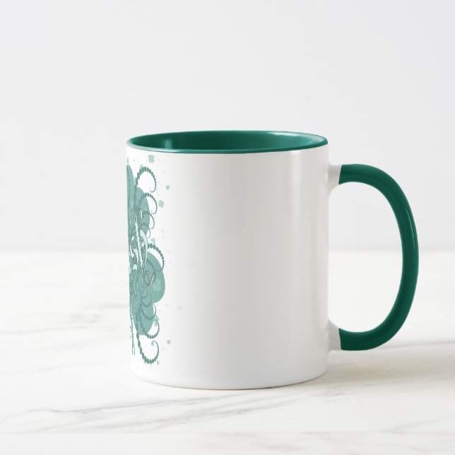 Caneca Shamrock irlandês (Direita)