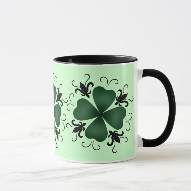 Caneca Shamrock vitoriano rico (Direita)