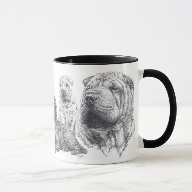 Caneca Shar Pei Chinês (Direita)