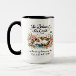 Caneca She Believed She Could |Motivational for Co-Worker