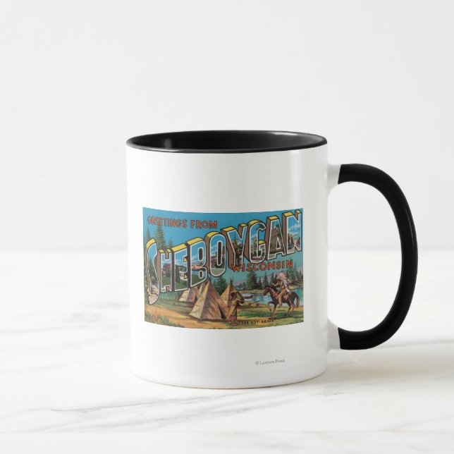 Caneca Sheboygan, Wisconsin (índios # 2) (Direita)