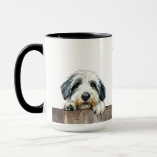 Caneca Sheepdog Mug antigo Inglês