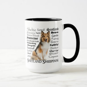 Caneca Sheltie Traits Mug