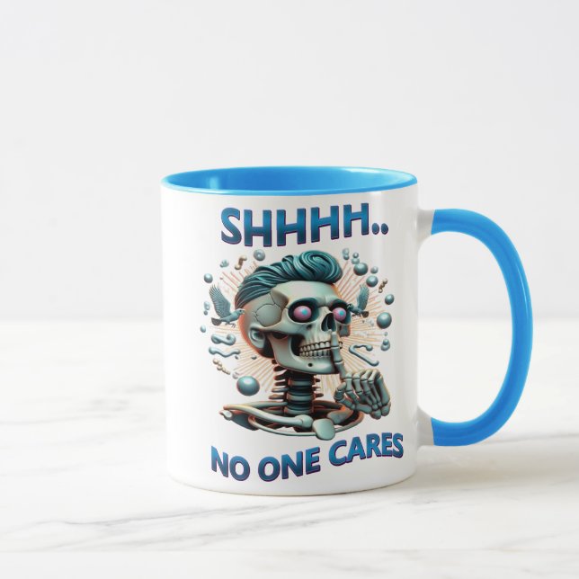 Caneca SHHH. Ninguém Cura Cull Reaper (Direita)
