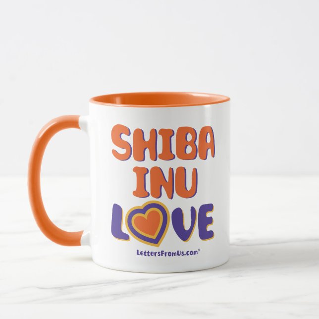 Caneca Shiba Inu Love (Esquerda)