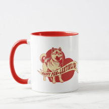 Shiba Inu Pawlentine's Day Mug