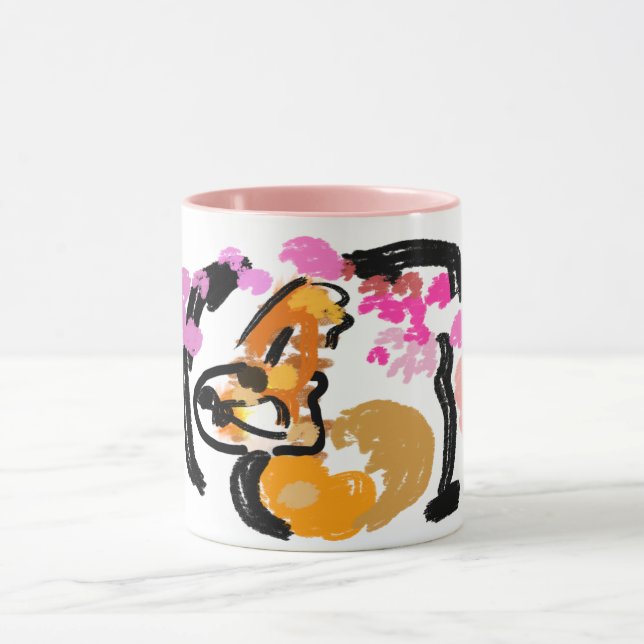 Caneca Shiba Inu vento fresco  (Centro)