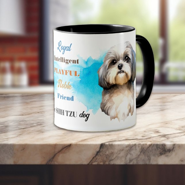 Caneca Shih Tzu Dog Amigo Leal (Criador carregado)