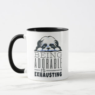 Caneca Shih Tzu que é adorável