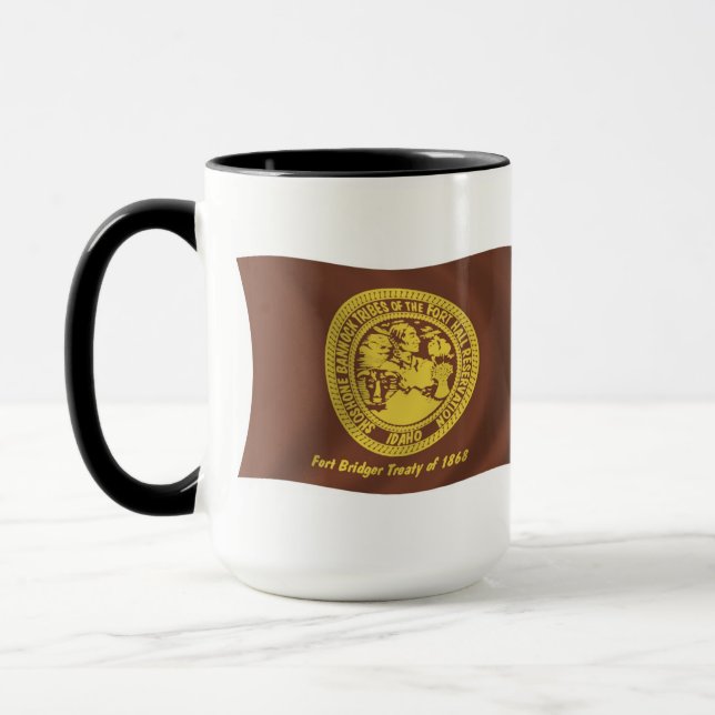 Caneca Shoshone Bannock Tribes Flag Mug (Esquerda)