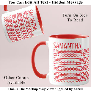 Caneca Shud Du Fuh Cup & Mensagem Oculta 138RW Eng