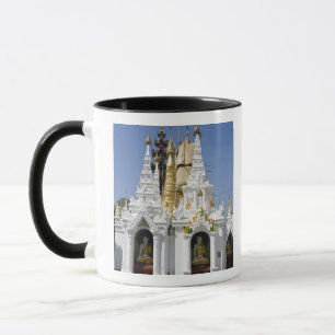 Caneca Shwedagon Pagoda (Paya), grande local de templos q