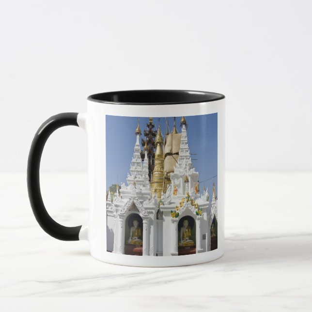 Caneca Shwedagon Pagoda (Paya), grande local de templos q (Esquerda)