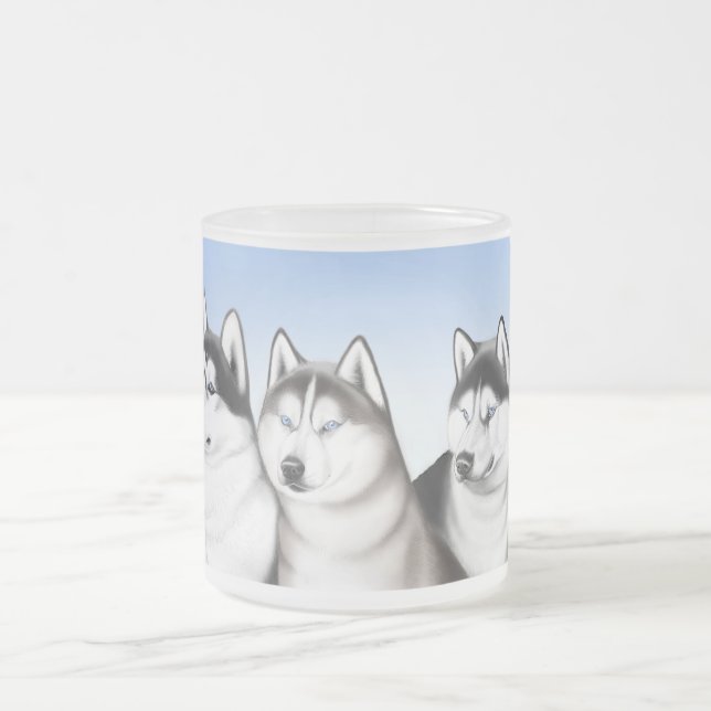 Caneca Siberian do rouco do Malamute (Centro)