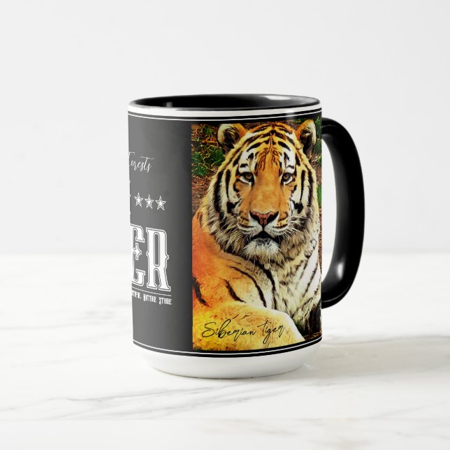 Caneca Siberian Tiger マグカップ (Frente Esquerda)