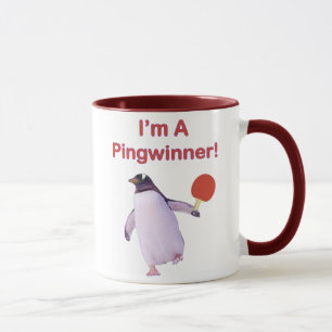 Caneca Sibilo Pong do pinguim de Pingwinner