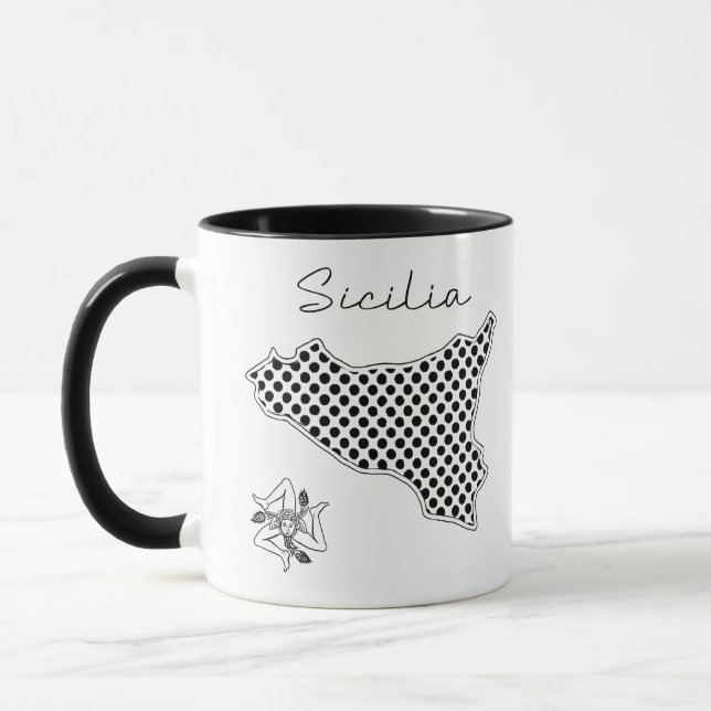 Caneca Sicília Siciliano Trinacria  (Esquerda)