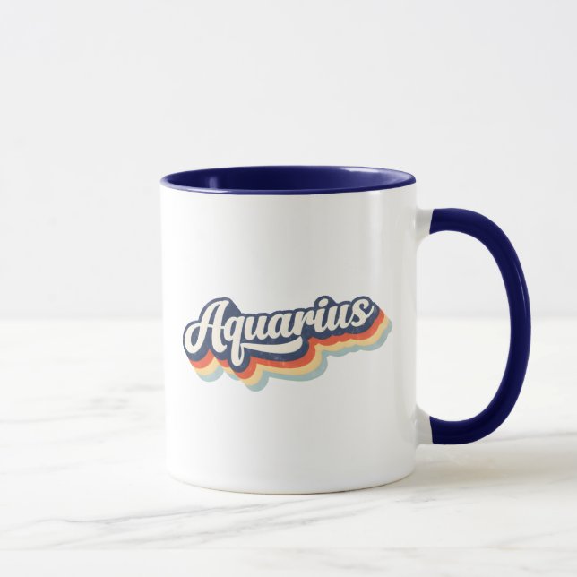Caneca Signo Astrológico de Aquário (Direita)