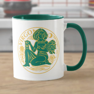 Caneca Signo de Virgem do Zodíaco