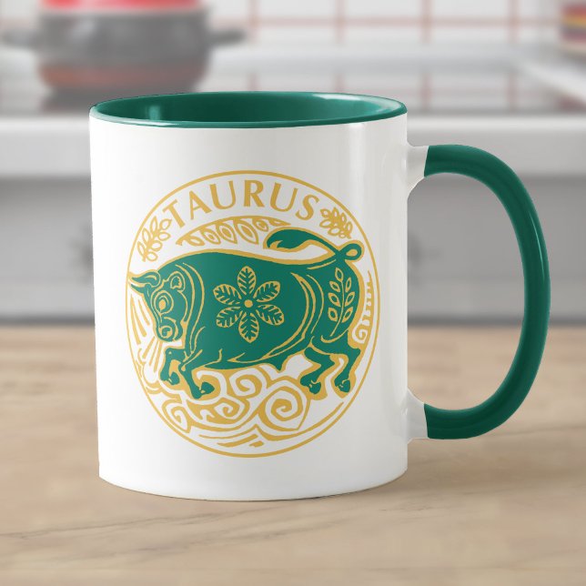 Caneca Signo Touro do Zodíaco (Criador carregado)