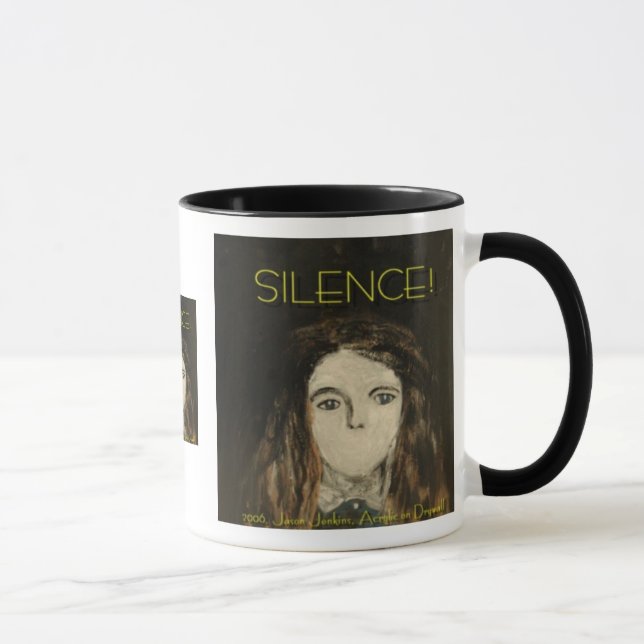 Caneca Silêncio! (Direita)