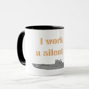 Caneca Silenciosos submarinos alemães Introvert