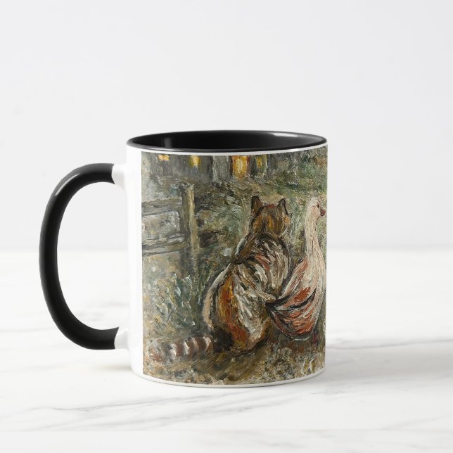 Caneca Silent Watching Whimsical Farmhouse Animals  (Esquerda)
