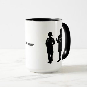 Caneca Silhouette Mug de Médicos