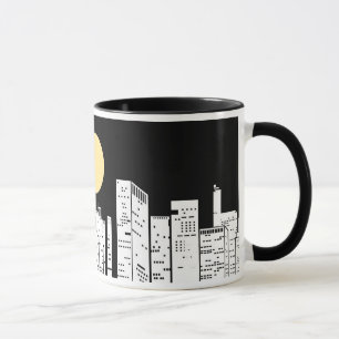 Caneca Silhueta da skyline de New York