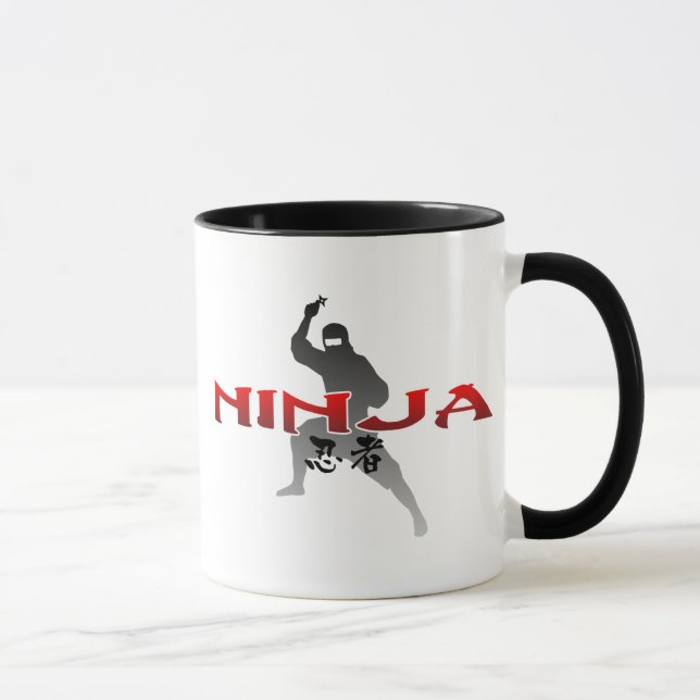 Caneca Silhueta de Ninja (Direita)
