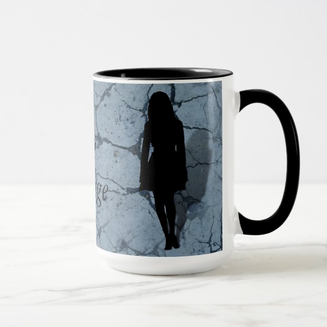 Caneca Silhueta de uma Mulher (Direita)
