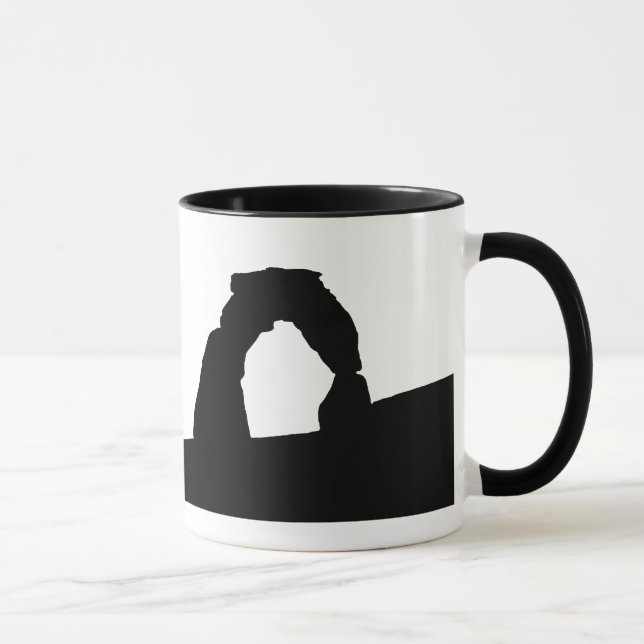 Caneca Silhueta Delicate Arch (Direita)