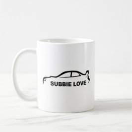 Caneca Silhueta do amor da WTI "Subbie" de Subaru