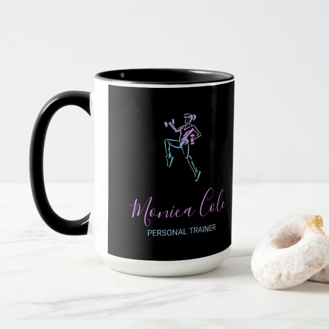 Caneca silhueta-malhação preto (Com Donut)