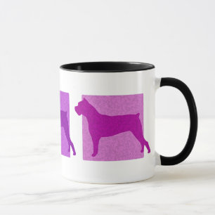 Caneca Silhuetas coloridas de Corso do bastão