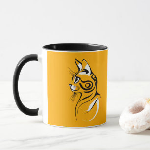 Caneca Silhute de gato