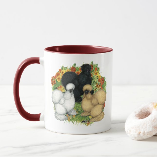 Caneca Silkies do Jardim Flor (Com Donut)