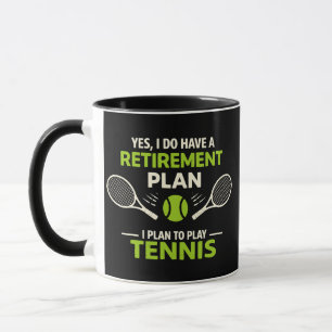 Caneca Sim, Eu Tenho Um Plano De Aposentadoria Tênis