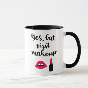 Caneca Sim mas primeira frase bonito da composição