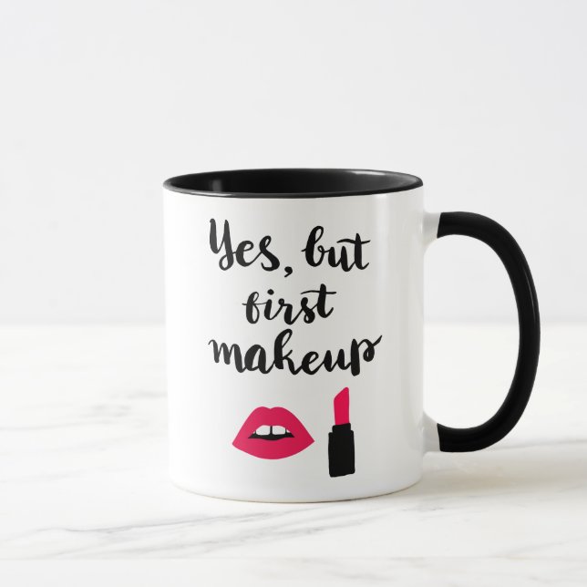 Caneca Sim mas primeira frase bonito da composição | (Direita)
